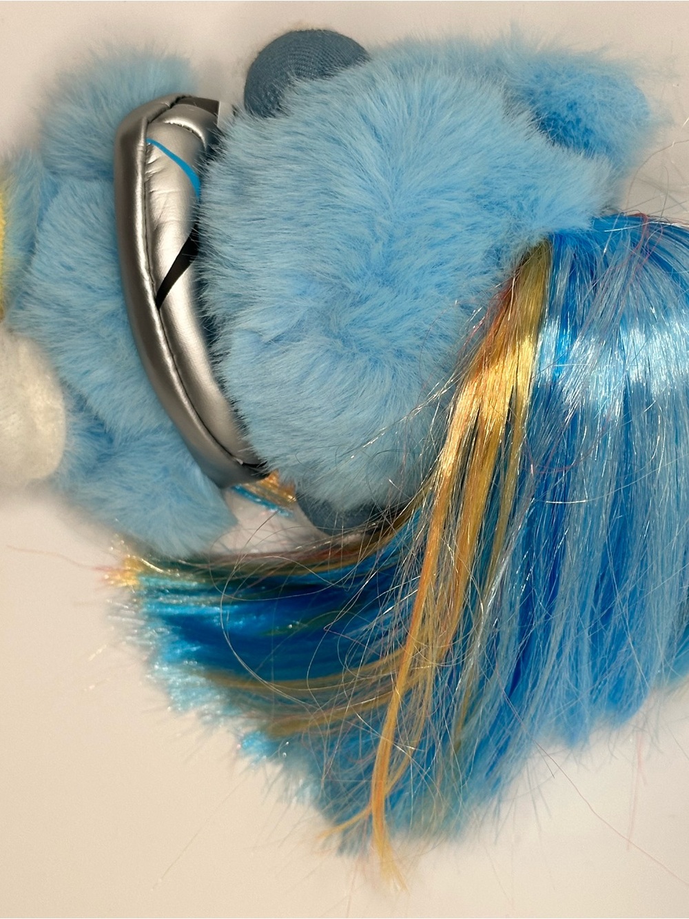 Pop Mart SKULLPANDA x My Little Pony Rainbow Dash Plush Doll Pendant Bag Charm - Picture 6 of 6